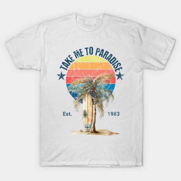 Beach Lifestyle T-Shirt by RedLime Clothing